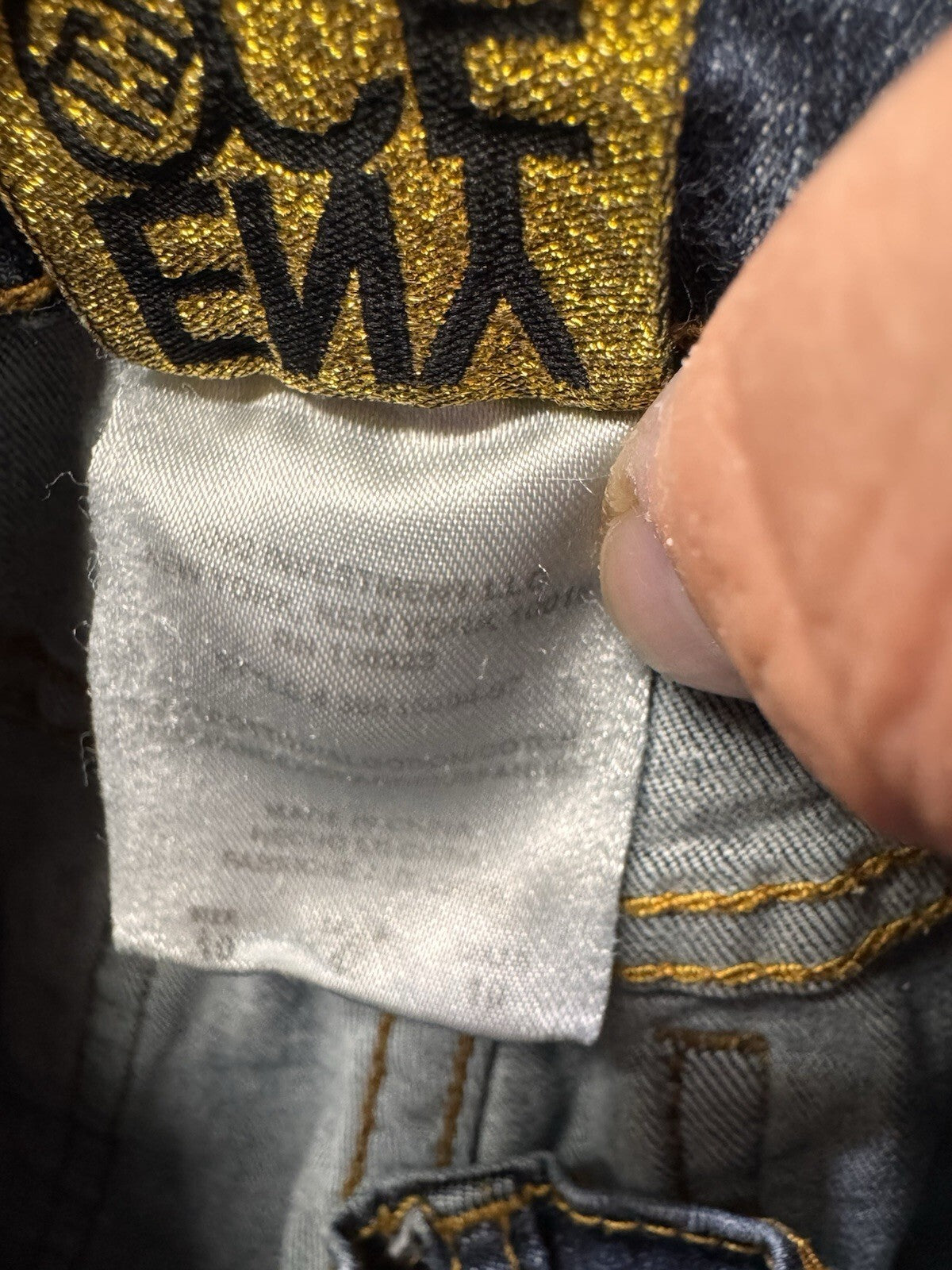 Vintage Y2K Enyce Kids Sz 10 Embroidered Denim Jeans Cuffed Baggy Y2K Cargo