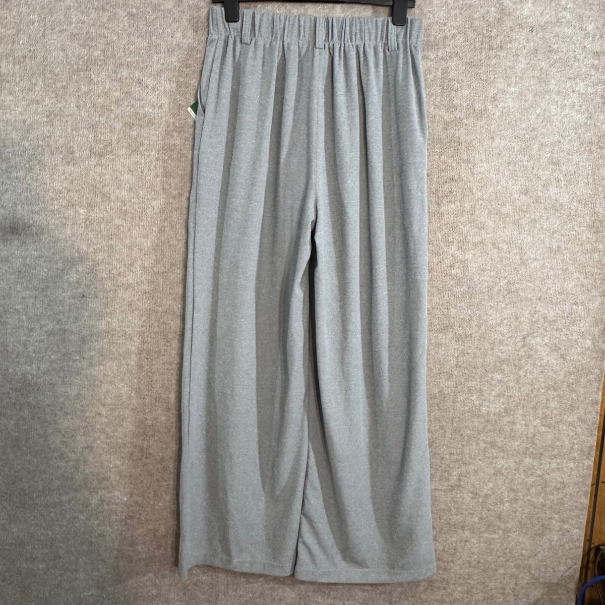 Halara Dress Pants Women Medium Tall Gray Pleated Wide Leg High Waist Workwear