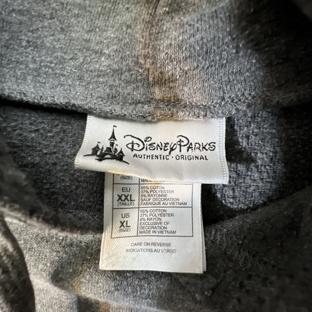 Walt Disney World Embroidered Hoodie (UNISEX) XL Retro Design