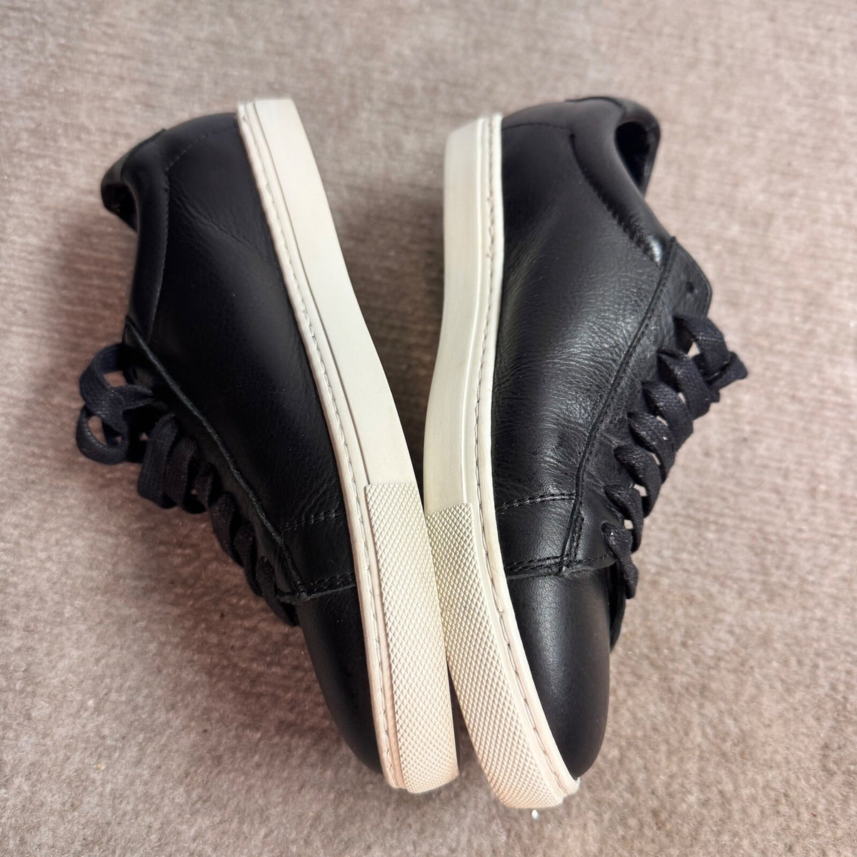 Oliver Cabell Low 1 Sneakers Womens 36 US 6 Black Leather Minimalist Luxury