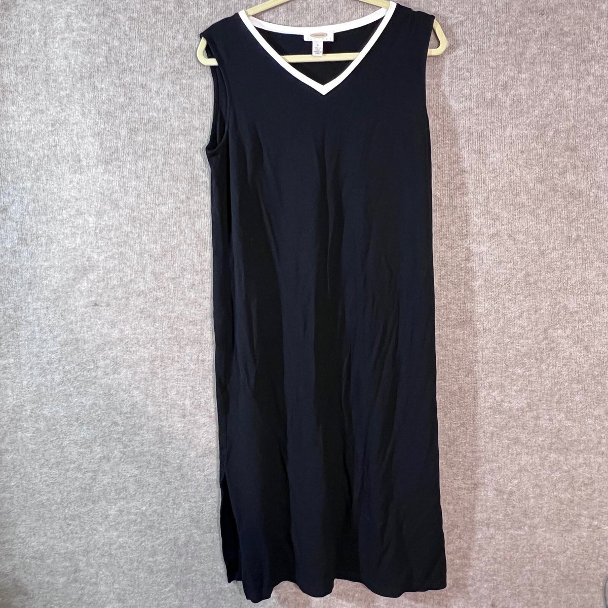 Talbots Petites Dress Set Women L Capsule Cardigan Sleeveless Maxi Minimalist
