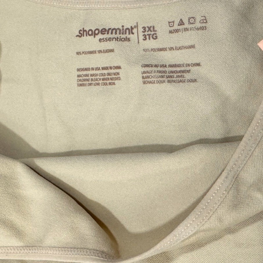 Shapermint Essentials Beige Seamless Camisole Tank Top 3XL