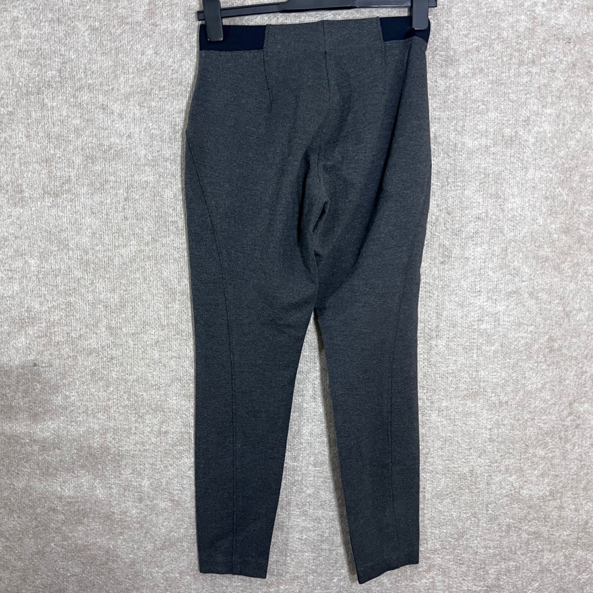 Tahari Leggings Womens Small Gray Elastic Waist Stretch Ponte Knit Career