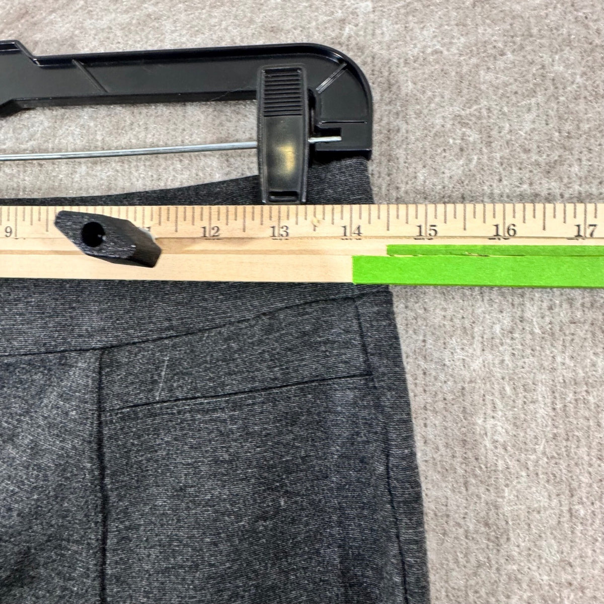 Intro Love The Fit Pants Womens PM Gray Stretch Petite Pull On Minimalist