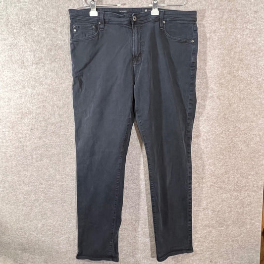 AG Adriano Goldschmied The Everett Pants Mens 38 Slim Straight Black Minimalist