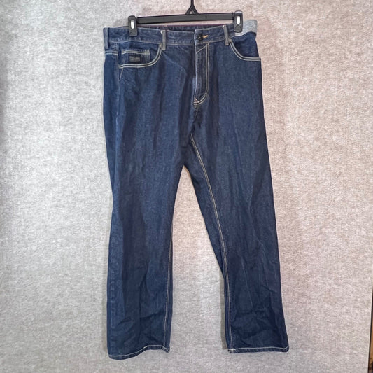 Y2K Sean John Relaxed Hamilton Jeans 36x32 Dark Wash Denim Hip Hop Streetwear