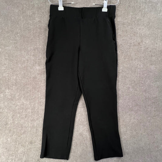 Universal Standard Black XS Cropped Pants Zip Pockets Casual Athleisure Trousers