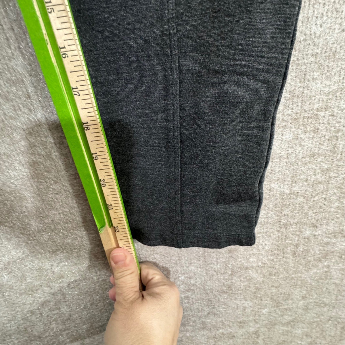 Intro Love The Fit Pants Womens PM Gray Stretch Petite Pull On Minimalist