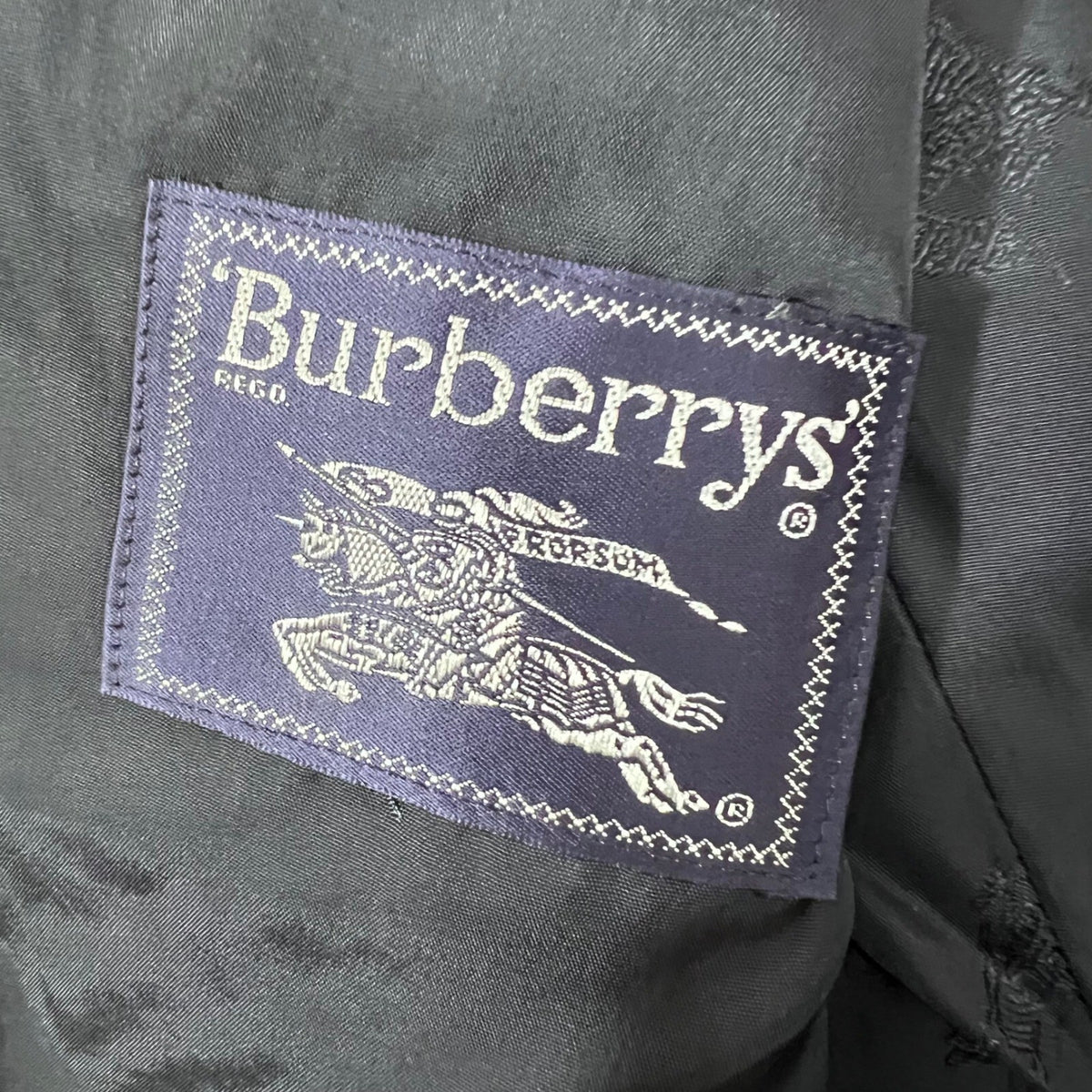 Vintage Burberrys Blazer Mens 42 Pinstripe Wool Structured Academia FLAW