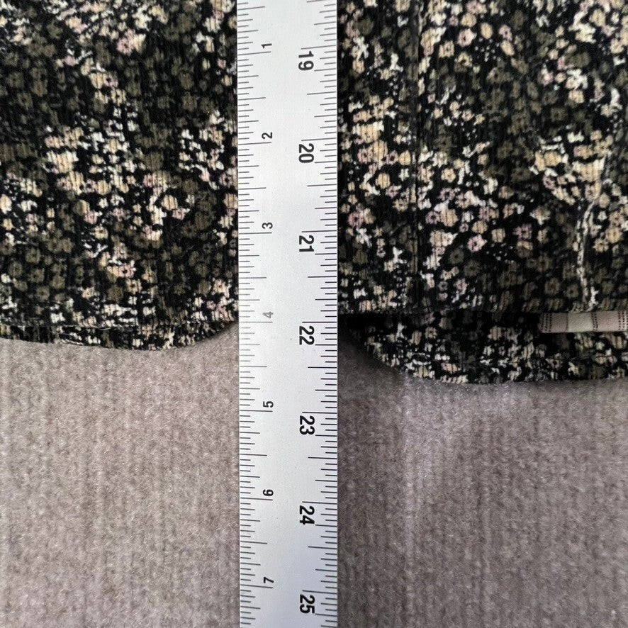 Gap Women's Floral Corduroy Blazer Jacket GAP STRETCH Size 12 Academia