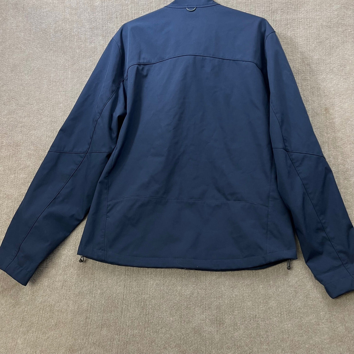 Eddie Bauer Mens Navy OSI Oakland Safety Committee Softshell Jacket L G
