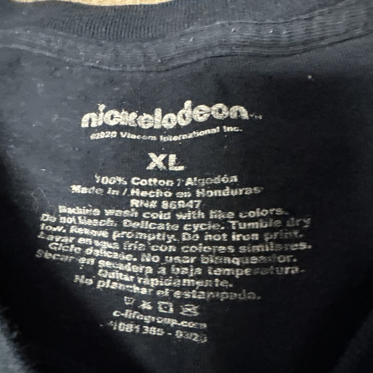 Nickelodeon Rugrats Blue Characters T-Shirt Size XL Cartoon cast
