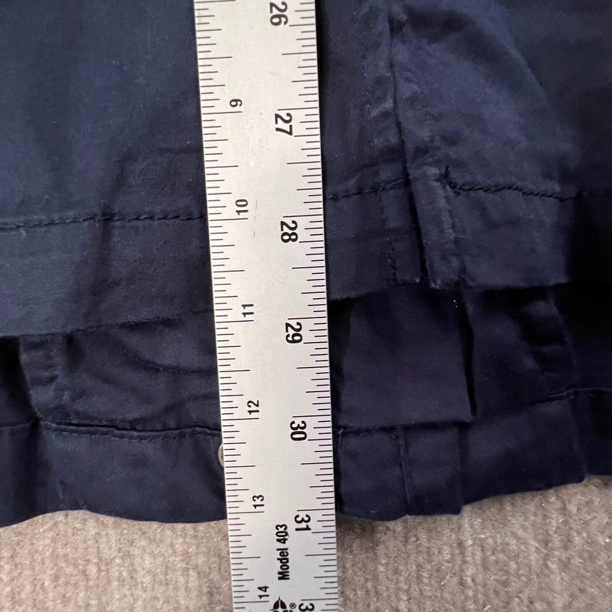 Lane Bryant Womens Navy Blue Cotton Blend Chore Coat Anorak Jacket Size 22