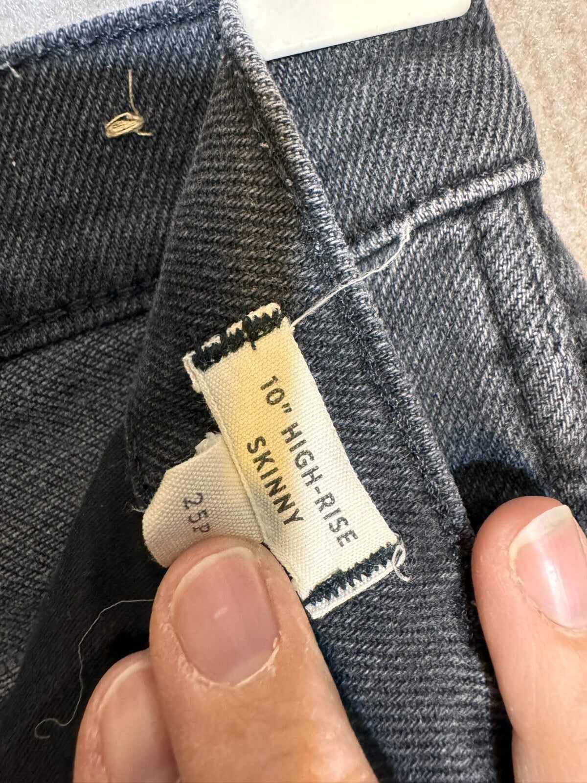 Madewell High Rise Skinny 25P