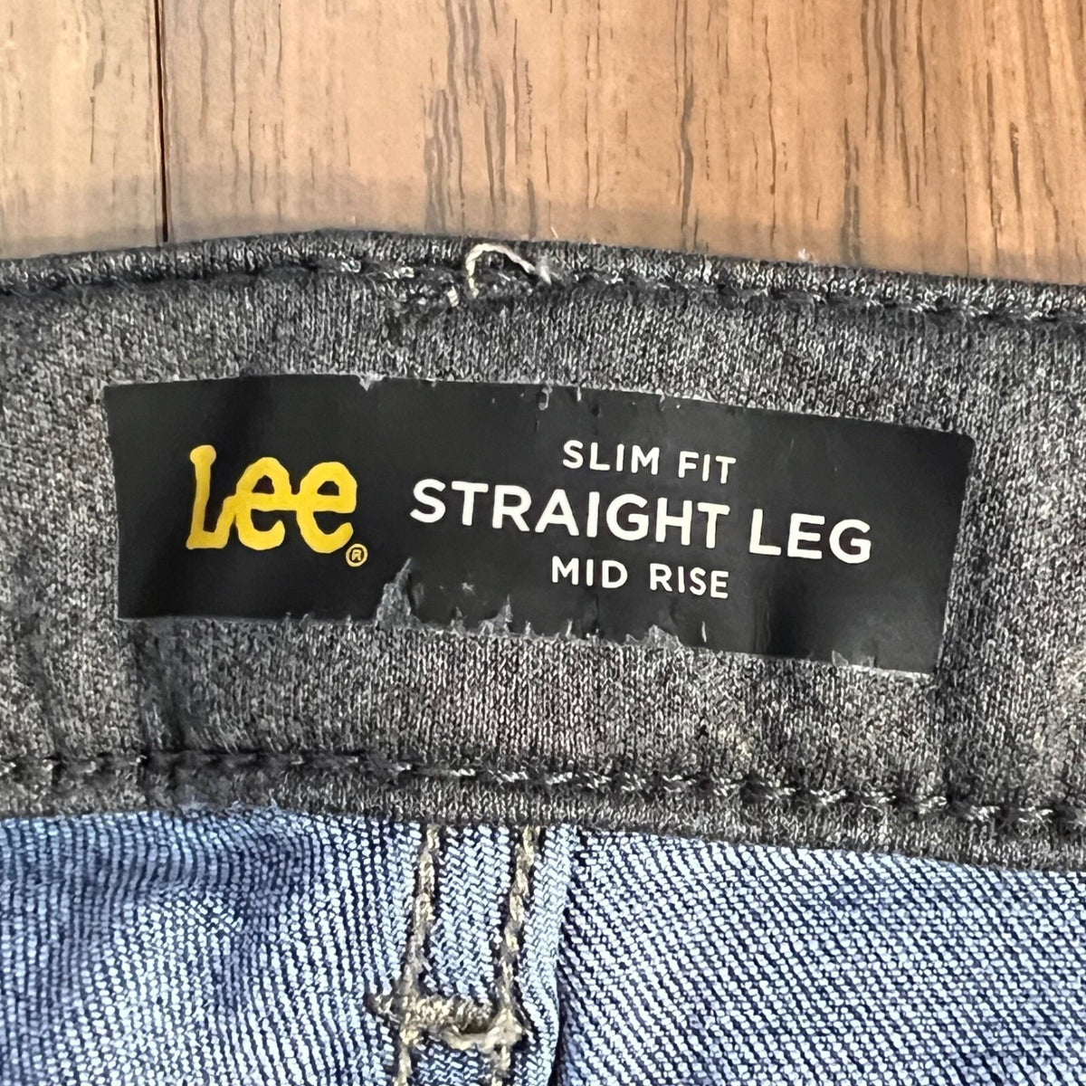 4 Pair Lee Slim Fit Straight Leg Jeans Womens 16 Medium Dark Wash Mid Rise Denim