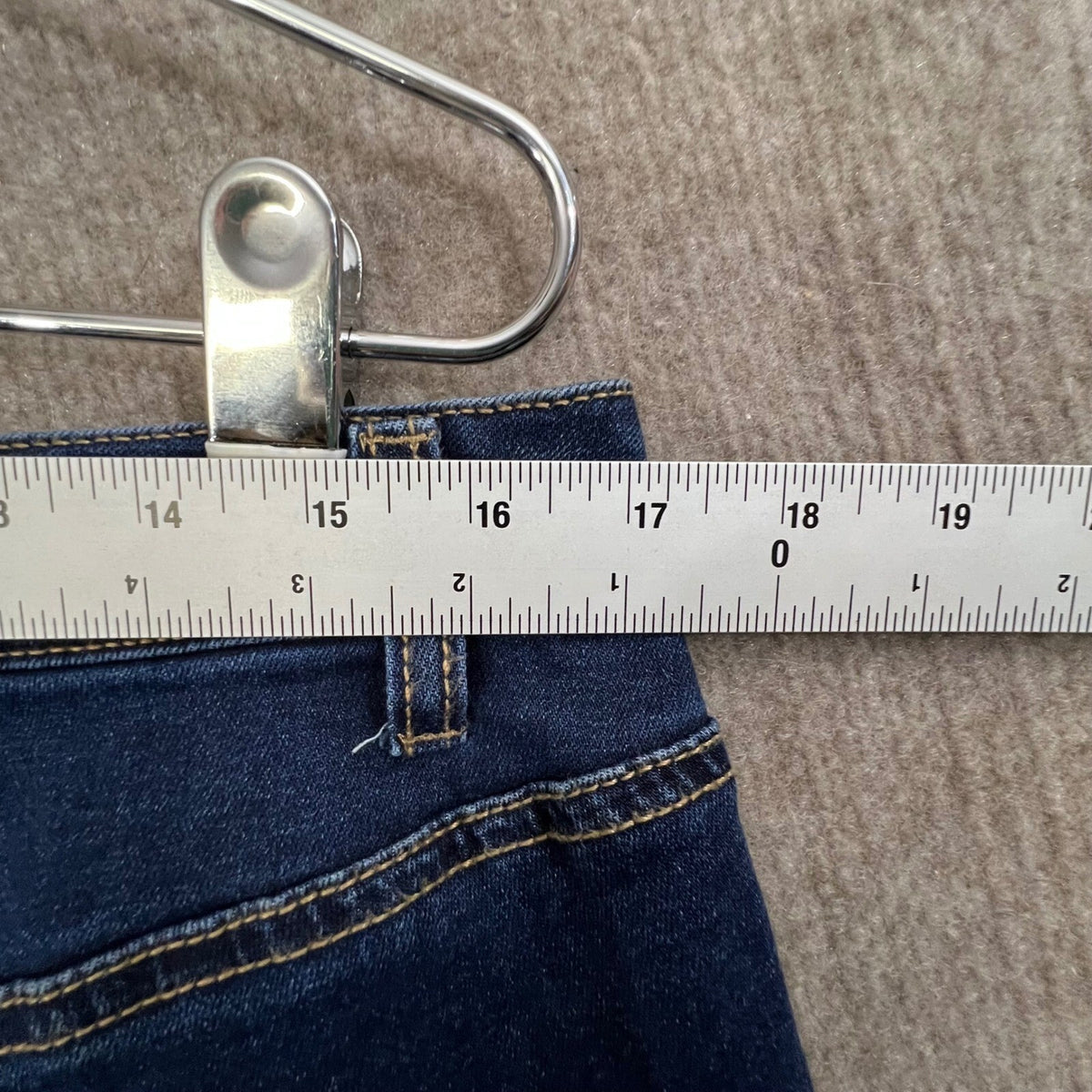 Refuge Denim Womens XL Cargo Pants Blue High Rise Jogger Style Casual