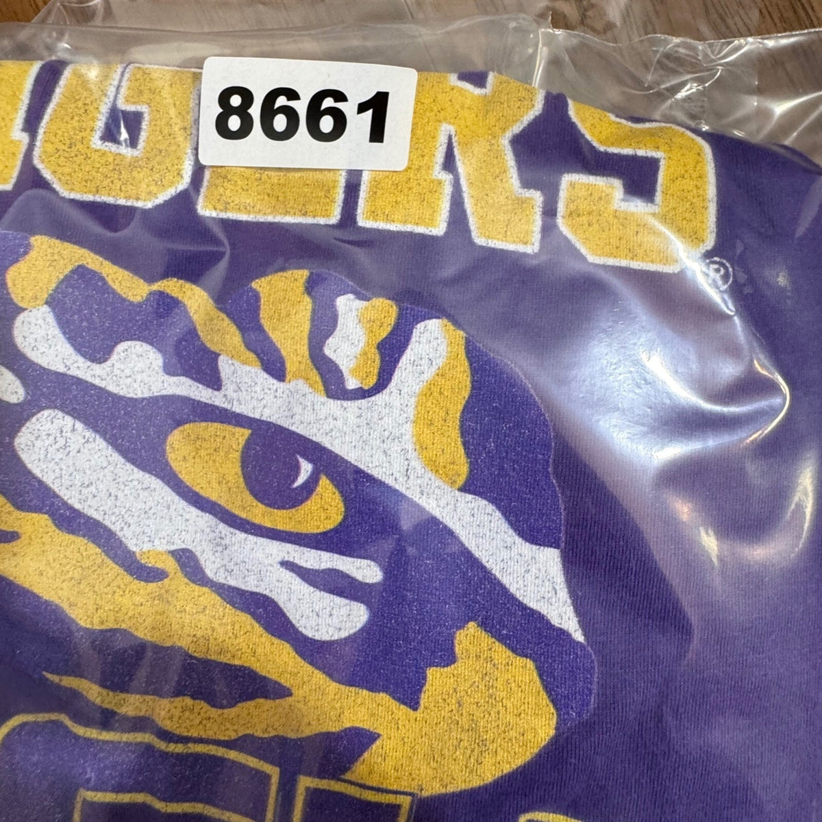 Next Level LSU Geaux Tigers T Shirt Womens Large Purple Short Sleeve Gameday