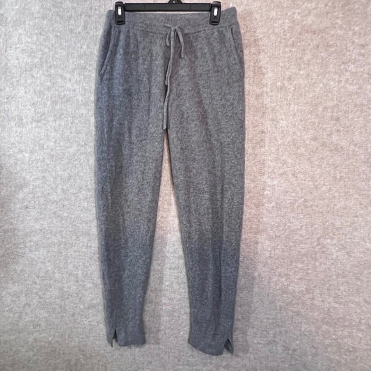 NAP Loungewear Joggers Womens Medium Gray Knit Drawstring Cashmere Blend Cozy
