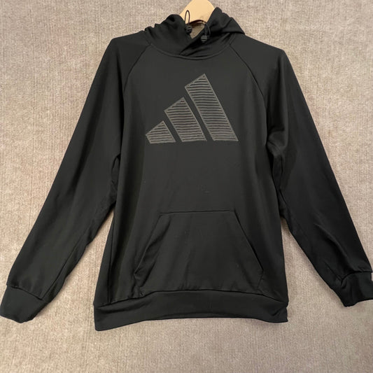 Adidas AEROREADY Hoodie Men's Medium Black Pullover Long Sleeve Athletic
