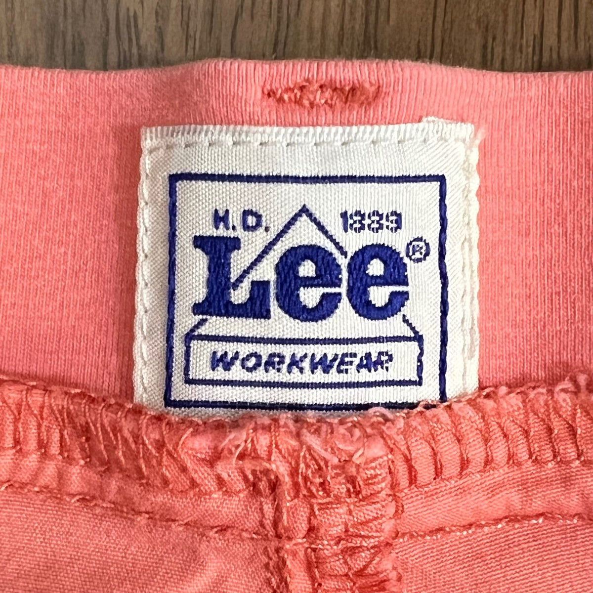 Lee Capris Womens 14 M Coral Pink Stretchy Casual Minimalist
