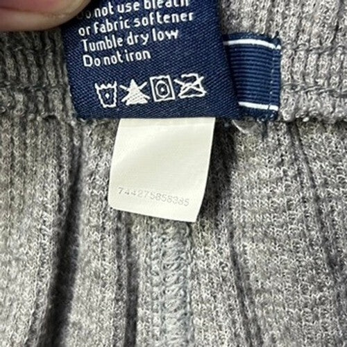IZOD Sleep Lounge Pants Womens Small Gray Wide Leg Drawstring Waist Casual