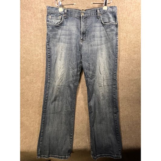 Lucky Brand Co Mens Jeans Dark Wash Straight Leg Denim Pants Size 42