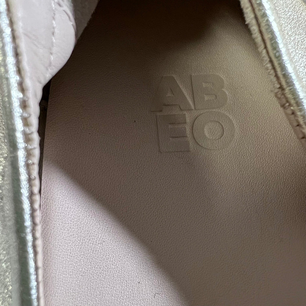ABEO Tilly Gold Leather Ballet Flats Comfort Slip On Shoes
