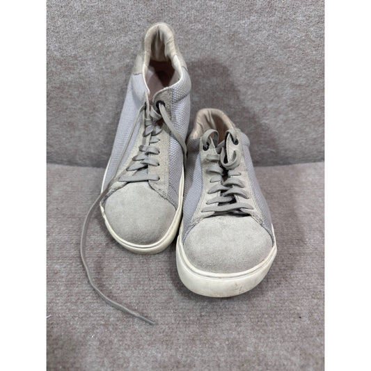 Birkenstock Bend Low Sneakers Women 9 Grey Suede Canvas Comfort Casual Gorpcore