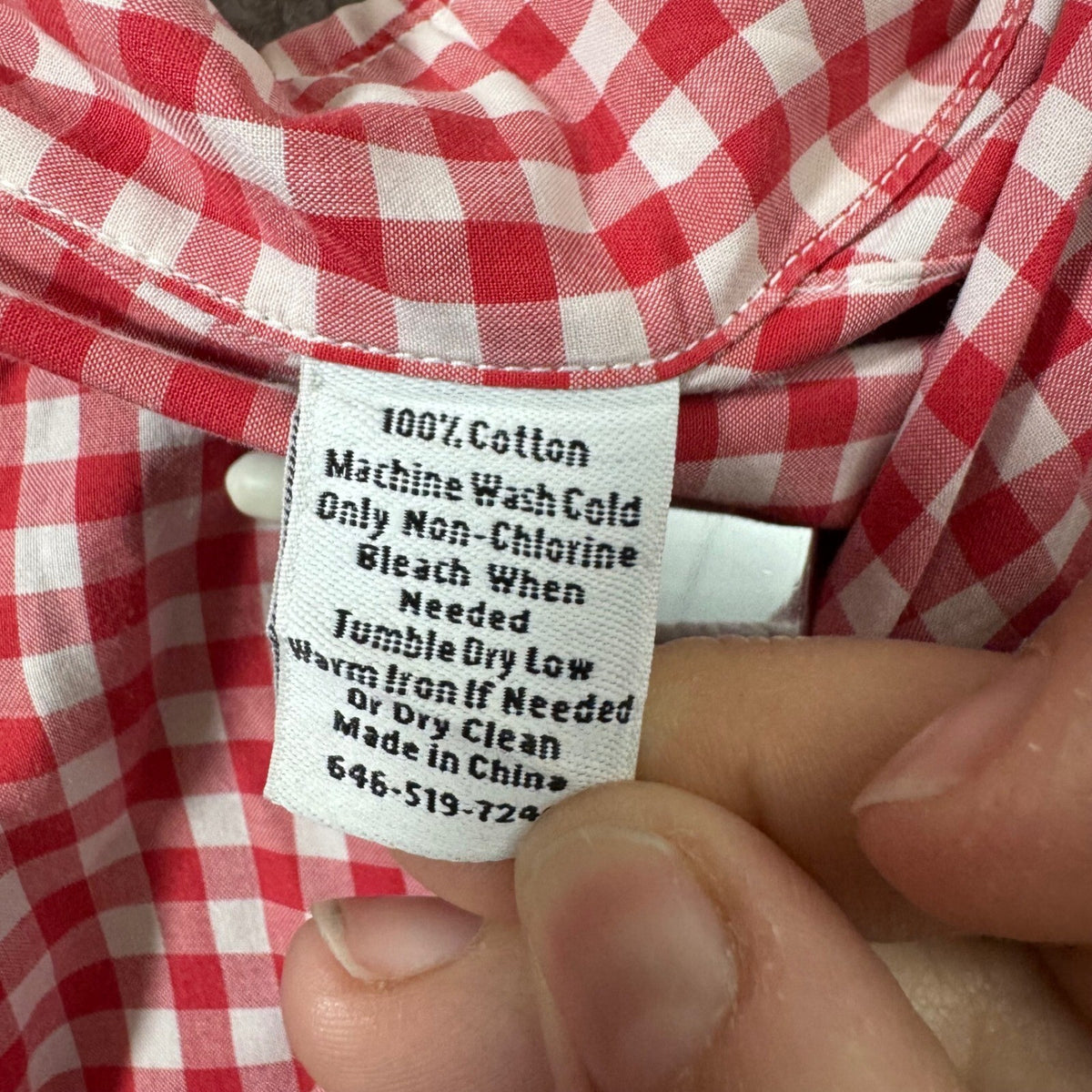 Jack Spade Small Bleecker St Gingham Button Down Shirt Long Sleeve Classic Fit