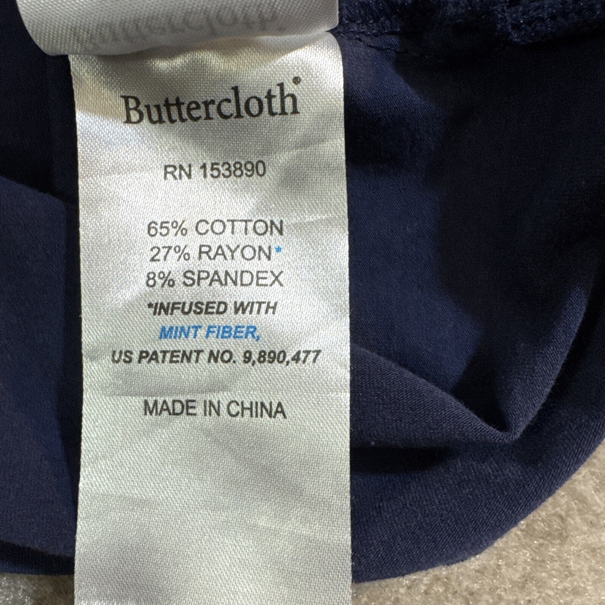 Buttercloth T-Shirt Men 2XL V Neck Cotton Blend