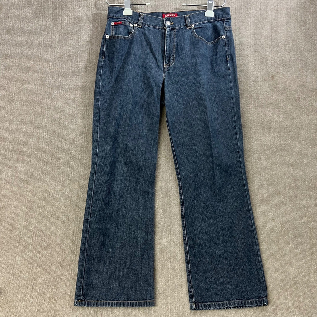 Chaps Denim Petite Delaney Straight Leg Jeans Womens 12P Bootcut
