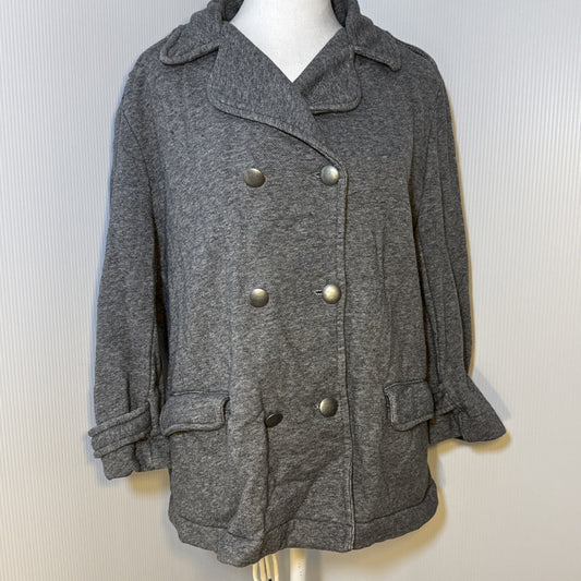 Banana Republic Nautical Pea Coat Double Breasted Womens Jacket SZ xL