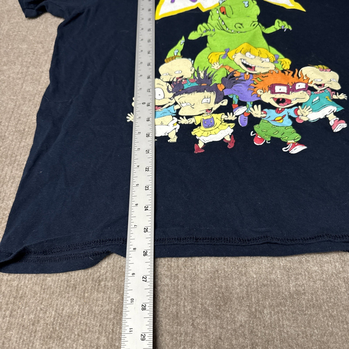 Nickelodeon Rugrats Blue Characters T-Shirt Size XL Cartoon cast