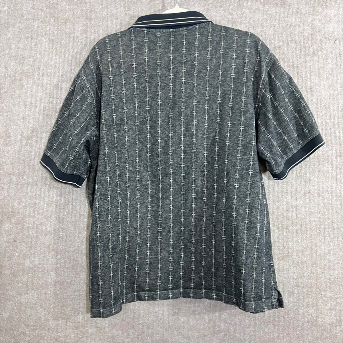 Greg Norman Polo Mens XL Striped Mercerized Cotton Short Sleeve Golf Classic