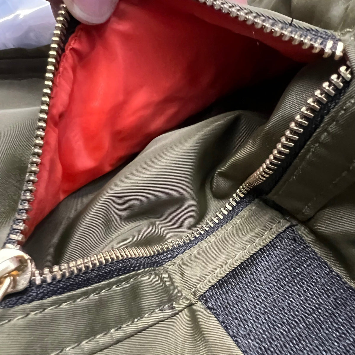 Jean Paul Gaultier Parfums Olive Green Roll Top Backpack Bag
