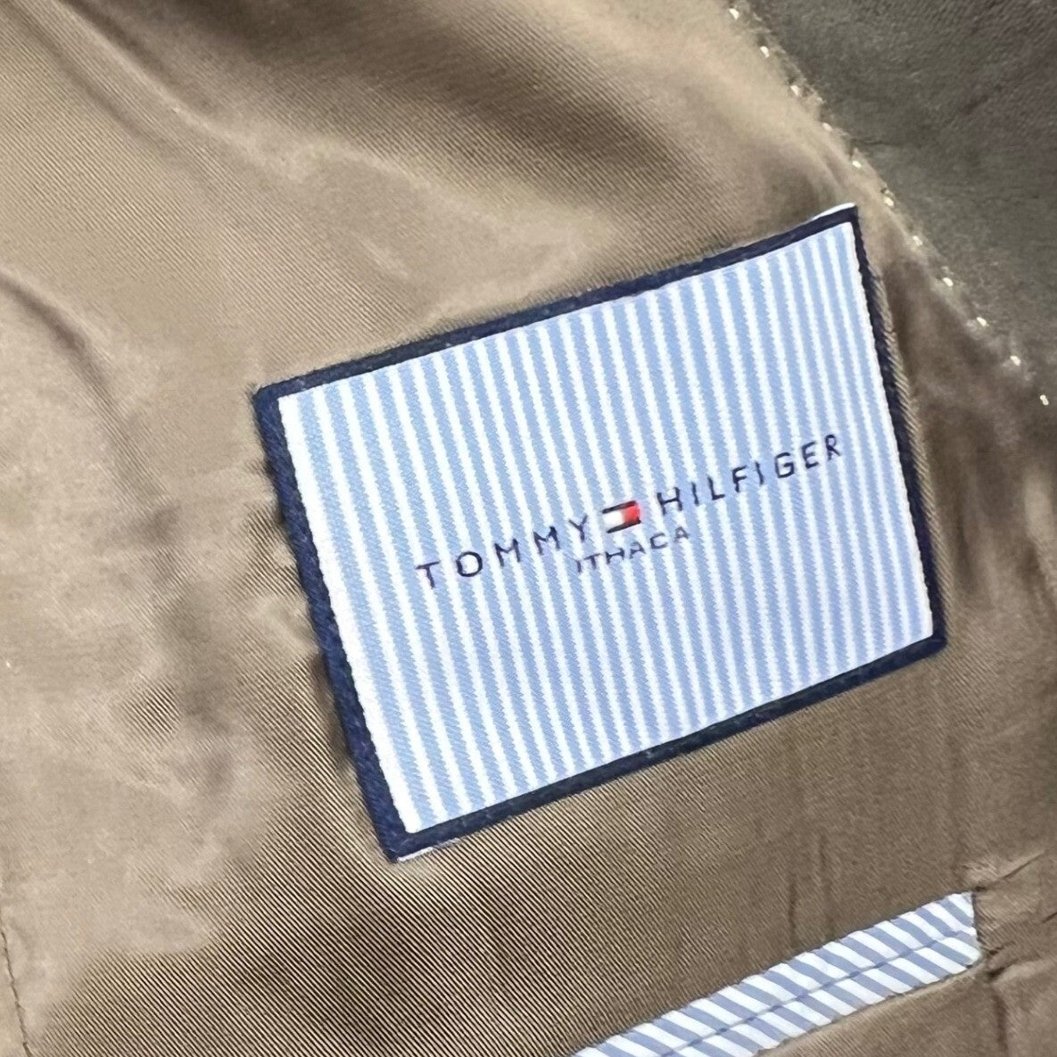 NWT Tommy Hilfiger Ithaca Crest Collection 40 Short Wool Blazer Olive Green