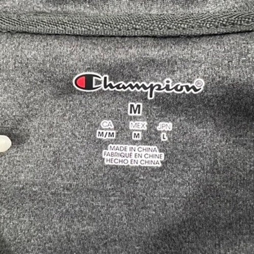 Champion Purdue Boilermakers Quarter Zip Pullover Jacket Gray Mens M
