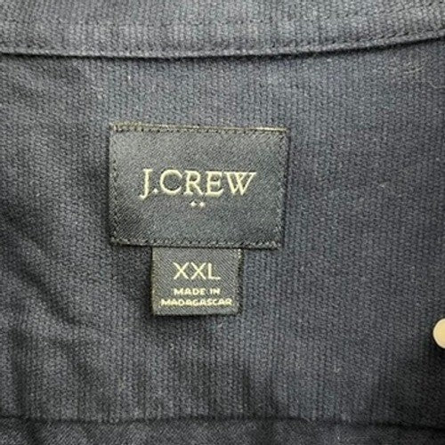 J Crew Mens XXL Button Down Long Sleeve Everyday Casual Shirt Blue