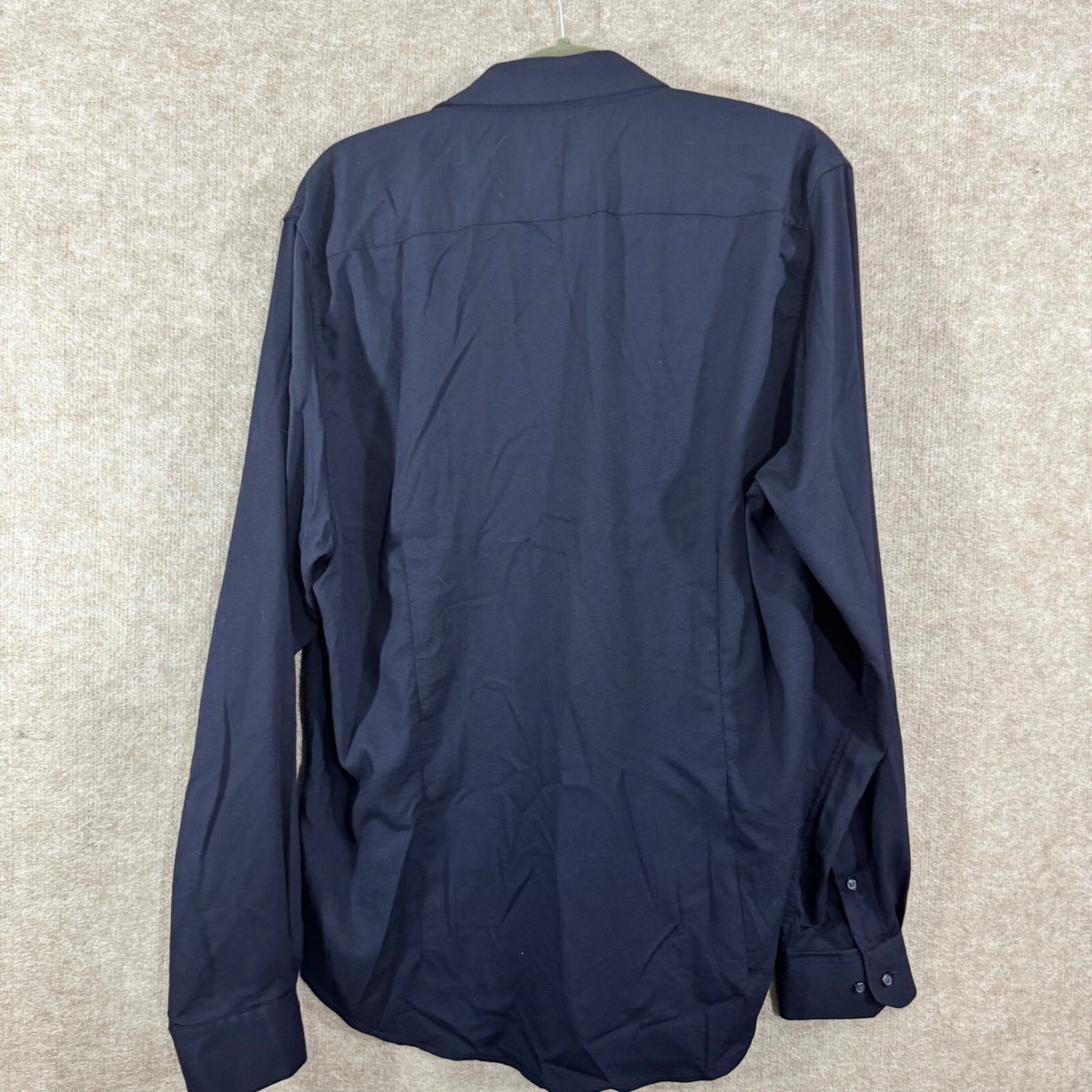Denim & Flower Ricky Singh Shirt Mens XL Navy Paisley Trim Button Up