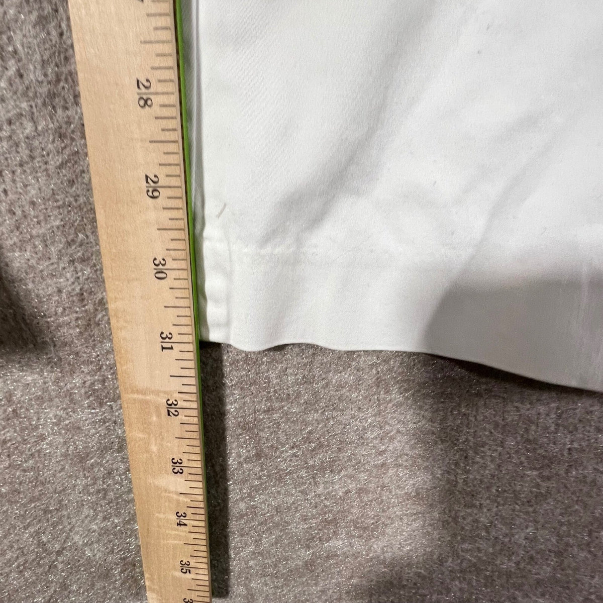 Ann Taylor Loft Pants Womens 10 White Cotton Blend Stretchy Minimalist