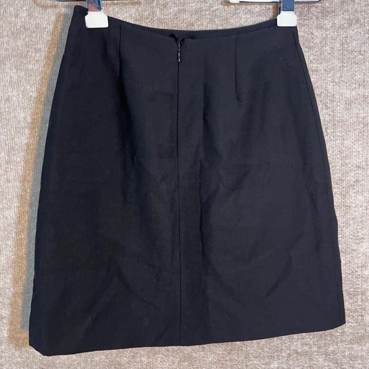 Emporio Armani Mini Skirt Womens 26" 2-4 Wool Blend Pencil Professional Chic