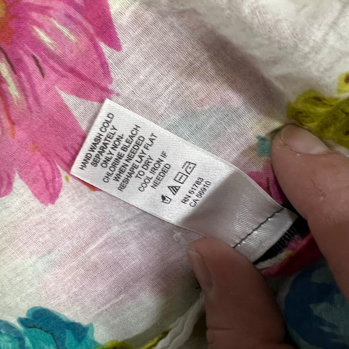 Maurices White Floral Print Scarf Wrap Shawl Oversized