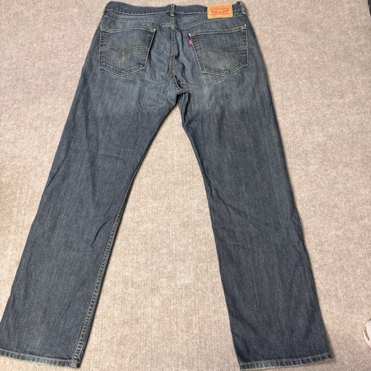 Vintage Levi’s 505 Jeans Mens 36x32 Blue Denim Straight Leg 90s Whiskering Y2K