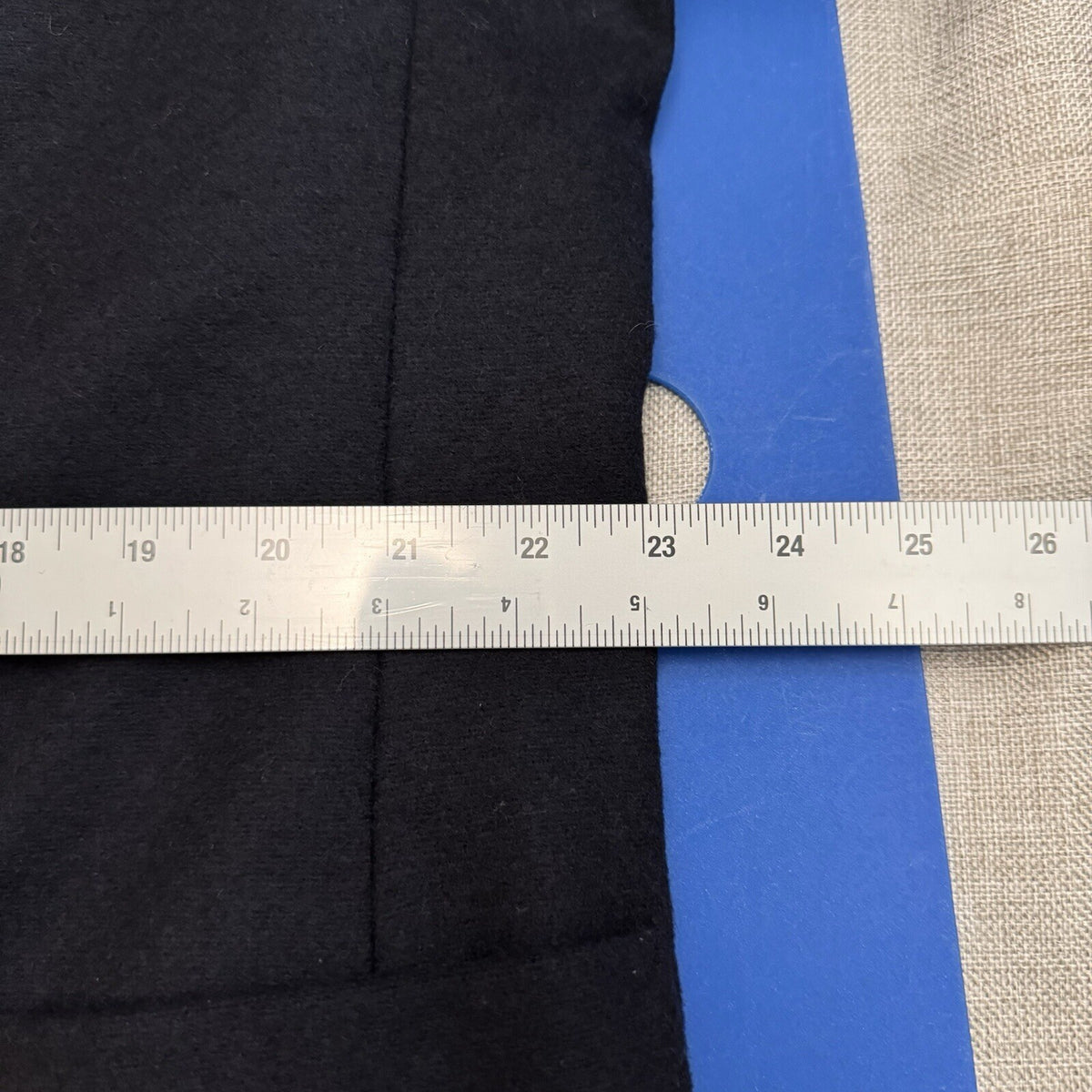 7 Collection Suit Jacket Men 46L Dark Navy Wool Ukraine Made Formal Classic