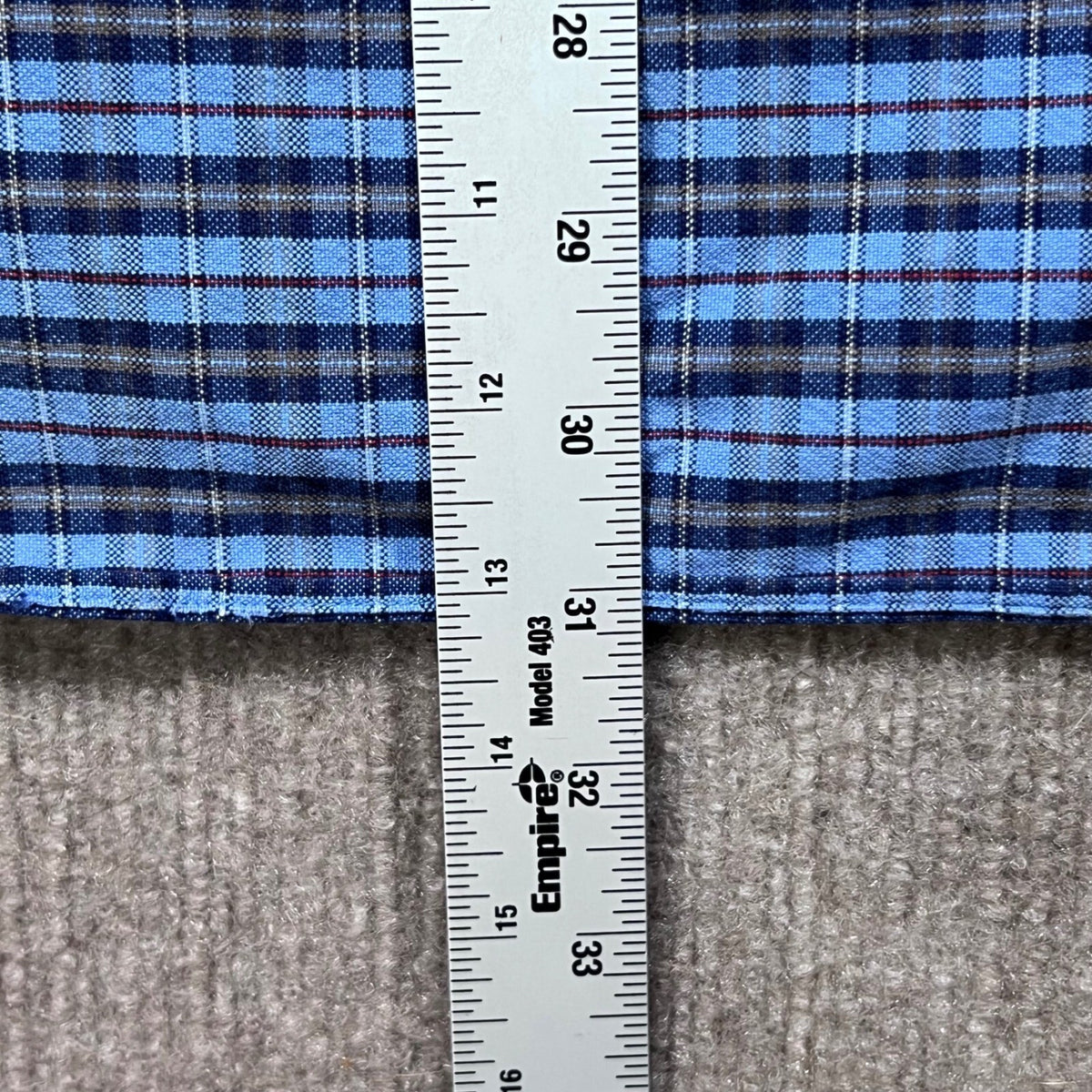 Alexander Julian Colours Plaid Button Down Shirt Men XL Blue Long Sleeve Cotton