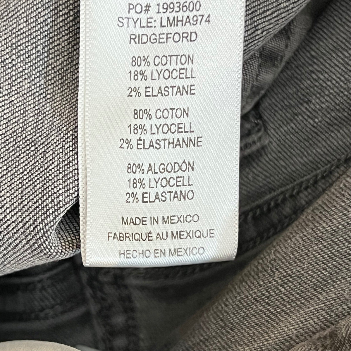 FRAME LHomme Slim Fit Jeans Mens 31x28 Ridgeford Gray Denim Stretch Casual