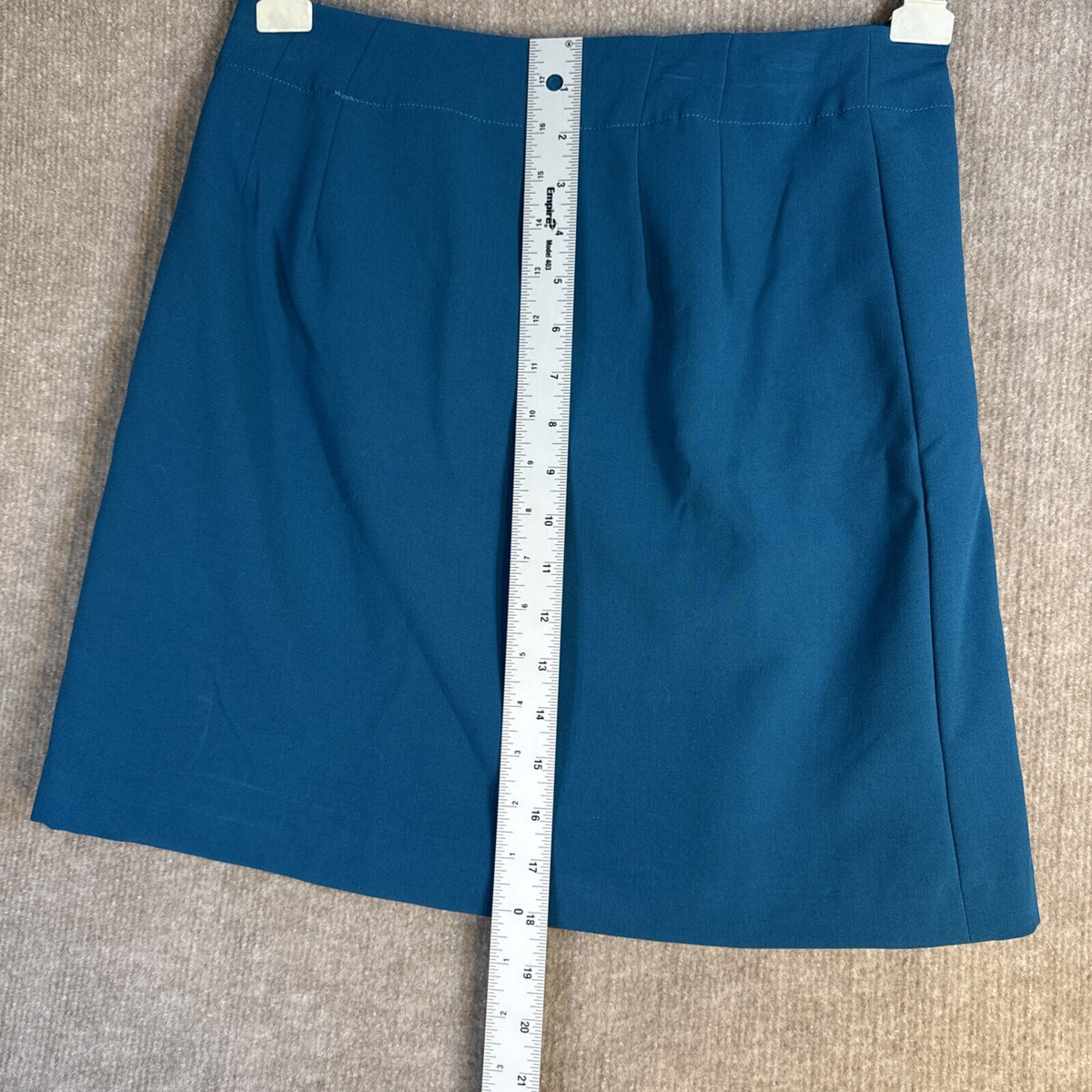 NWT Tommy Hilfiger Teal Winter Jade $69 Wrap Short Skirt Size-4