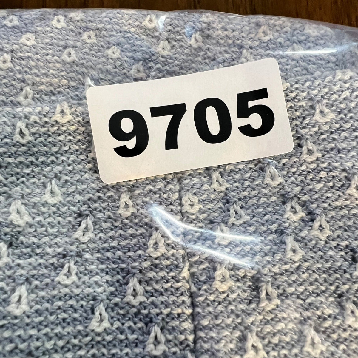 Vintage St. John Knit Blazer S Women Blue White Pointelle Santana Knit Old Money