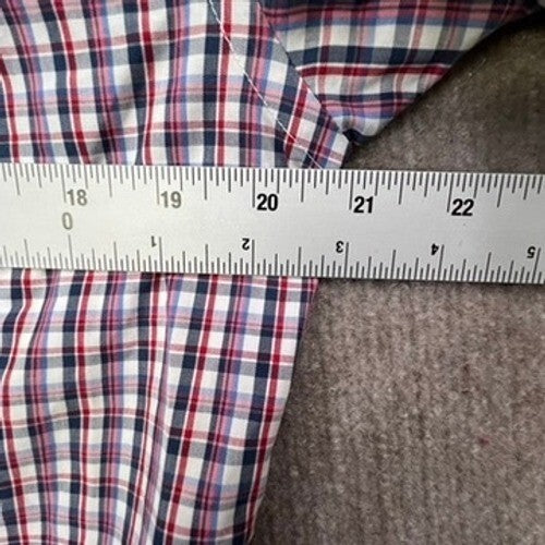 UNTUCKit Mens Medium Slim Fit Wrinkle Free Gingham Check Button Up Shirt