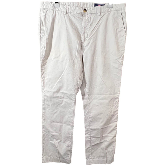 Vineyard Vines Breaker Pant Mens 40x32 Khaki Chino Stretch Preppy Minimalist